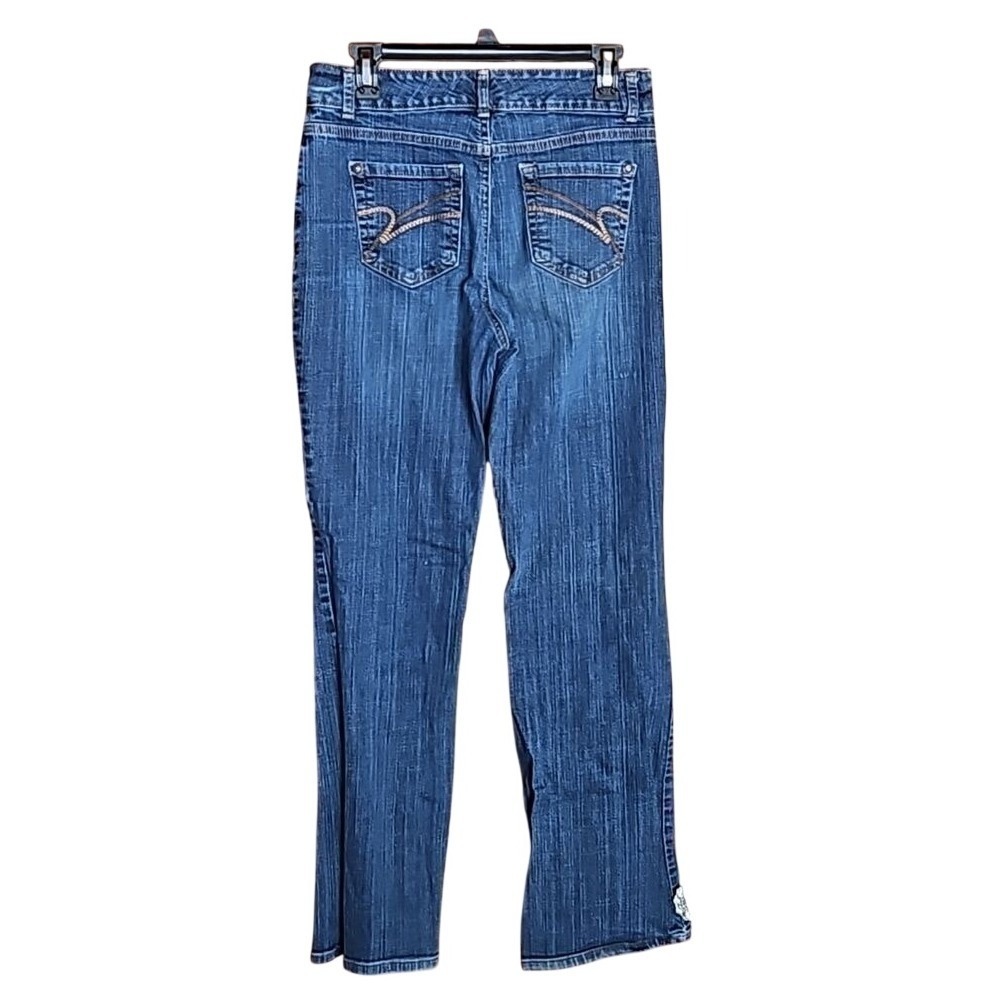 Nine West Mariana Tummy‑Control Bootcut Jeans W29 – Dark Wash Y2K Vibes‎